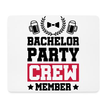 bachelor party crew - Tapis de souris (format paysage) - blanc - Devant