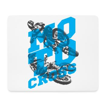 Motocross 01 - Mouse Pad (horizontal) - white - Front