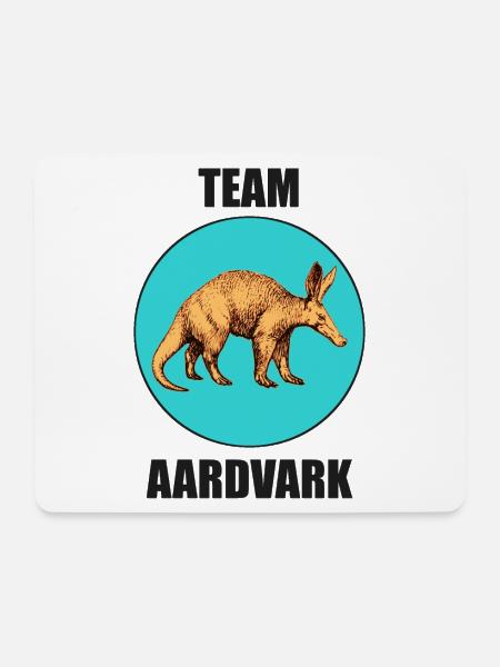 Tiere Natur Logo Comic Erdferkel Artwork Aardvark - Mousepad (Querformat) - Weiß