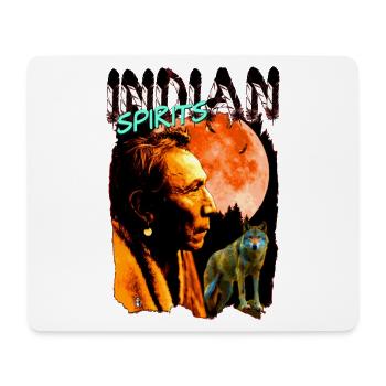 INDIAN SPIRITS 1.1 - Mouse Pad (horizontal) - white - Front