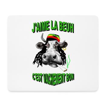 CANNABIS - Tapis de souris (format paysage) - blanc - Devant