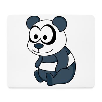 Panda Comic Animal - Mouse Pad (horizontal) - white - Front