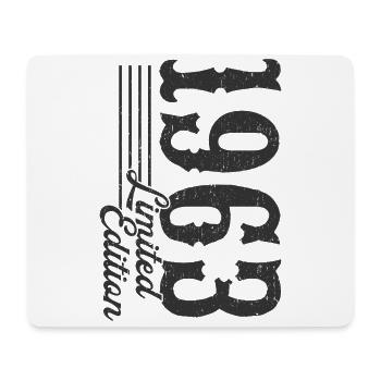 Vintage 1963 Vintage Retro Birthday Gift - Mouse Pad (horizontal) - white - Front