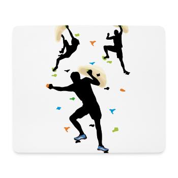 Bloc, Sports, Escalade, Athlètes - Tapis de souris (format paysage) - blanc - Devant