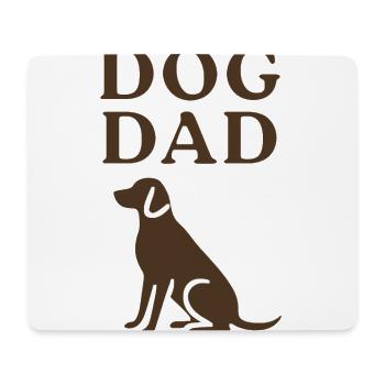 Dog Dad Silhouette Labrador Love - Mouse Pad (horizontal) - white - Front