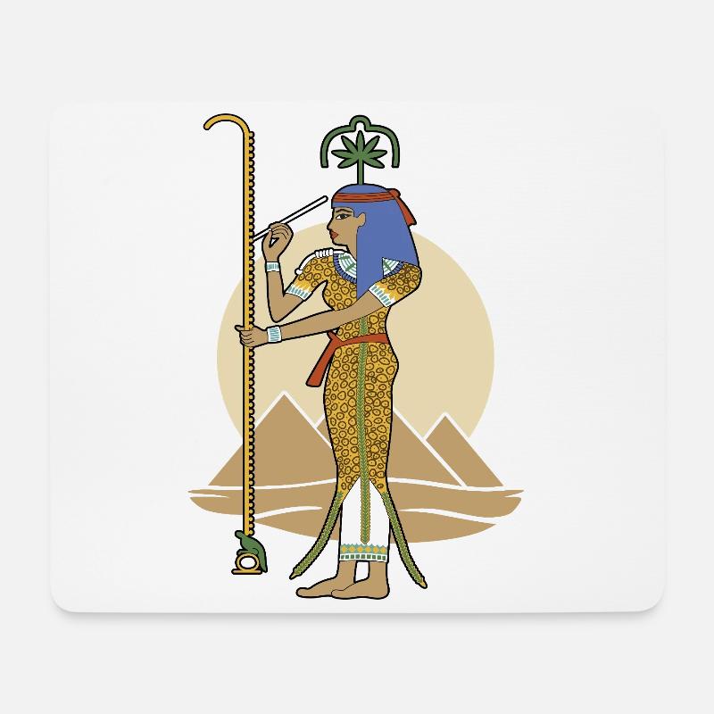 SESHAT Lady of the Books - Mouse Pad (horizontal) - white