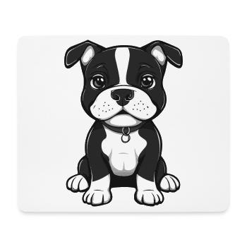 Pit Dog Cute - Mouse Pad (horizontal) - white - Front