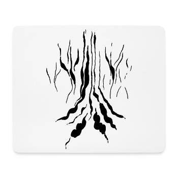 Magischer Wald - Mousepad (Querformat) - Weiß - Vorne