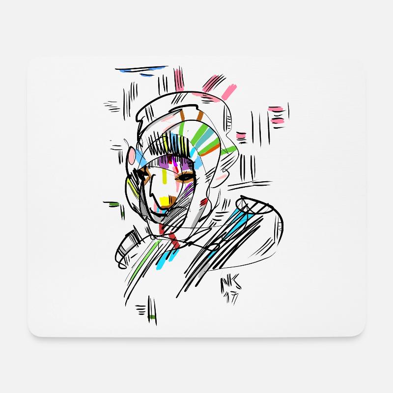 Indian - Mouse Pad (horizontal) - white