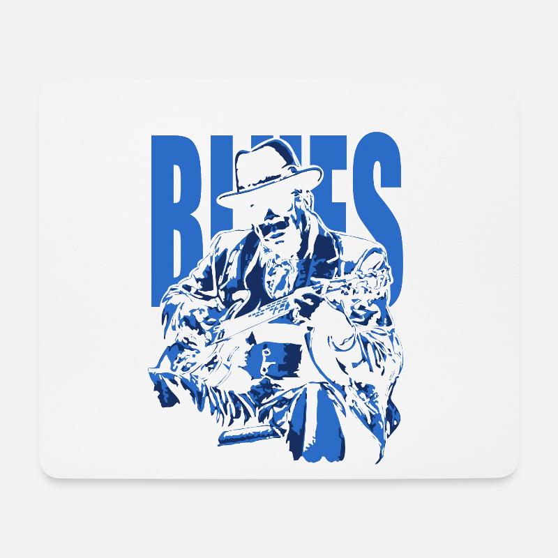 I got the blues - Mousepad (Querformat) - Weiß