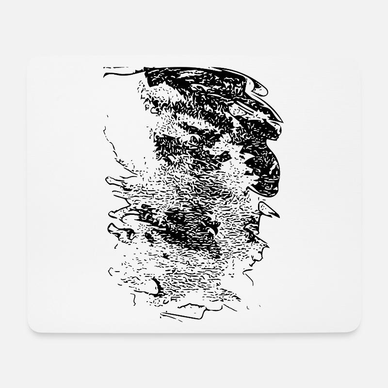 Designunbekannt - Mousepad (Querformat) - Weiß