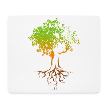Tree, Autumn, Colors, Colorful, Illustration, Forest, Nature - Mouse Pad (horizontal) - white - Front