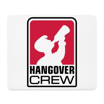 hangover crew logo - Mousepad (Querformat) - Weiß - Vorne