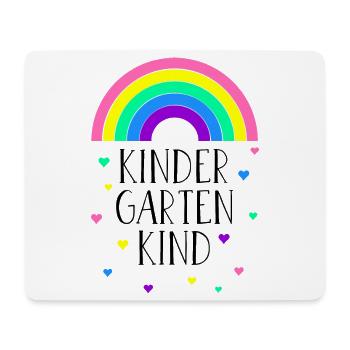 Regenbogen Kindergartenkind Kindergarten Geschenk - Mousepad (Querformat) - Weiß - Vorne