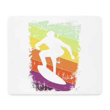 Surf surfer - Tapis de souris (format paysage) - blanc - Devant