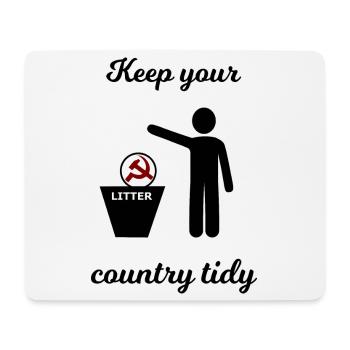Le socialisme et le capitalisme drôle - Tapis de souris (format paysage) - blanc - Devant