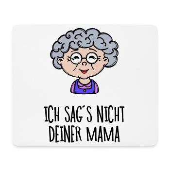 Lustig Oma Großmutter Statement Brille Alte Frau - Mousepad (Querformat) - Weiß - Vorne