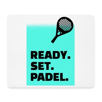 Padel Tennis Sportart Statement Spieler Padelspiel - Mousepad (Querformat) - Weiß - Vorne