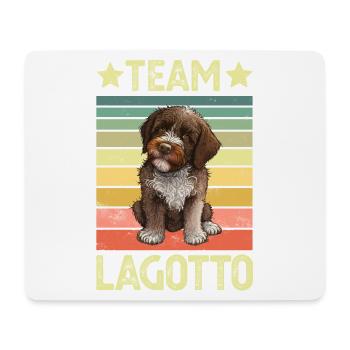 Hund Lagotto Romagnolo - Mousepad (Querformat) - Weiß - Vorne