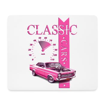 Classic Car - Mousepad (Querformat) - Weiß - Vorne