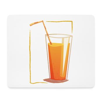 Drink in a frame - Mouse Pad (horizontal) - white - Front
