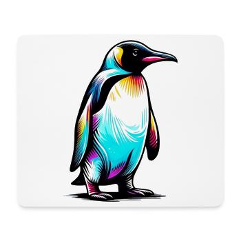 Pinguin - Mousepad (Querformat) - Weiß - Vorne