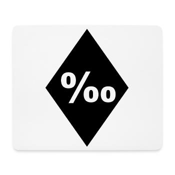 Promille Chapter Element (JGA MC-Rocker-Style) - Mousepad (Querformat) - Weiß - Vorne