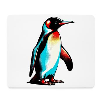 Pingouin - Tapis de souris (format paysage) - blanc - Devant