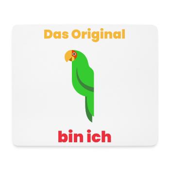 The original is me - Mouse Pad (horizontal) - white - Front