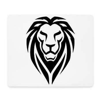 Tribal Lion - Tapis de souris (format paysage) - blanc - Devant