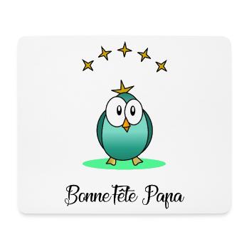 HAPPY FATHER'S DAY. DAD. FATHER'S DAY. FATHER - Mouse Pad (horizontal) - white - Front