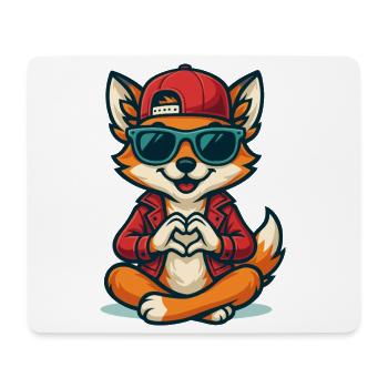 Foxy Love Vibes - Mouse Pad (horizontal) - white - Front
