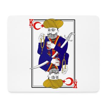 Turkish Tradition Playing Card - Mouse Pad (horizontal) - white - Front