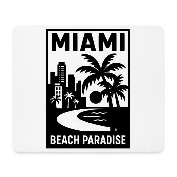 miami florida USA - Mousepad (Querformat) - Weiß - Vorne