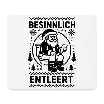 Contemplative Emptying Santa Claus Toilet - Mouse Pad (horizontal) - white - Front