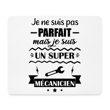 Super Mechanic Garage Tools - Mouse Pad (horizontal) - white - Front