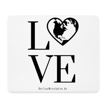 LOVE inside I There's love inside. PowerStatement - Mouse Pad (horizontal) - white - Front