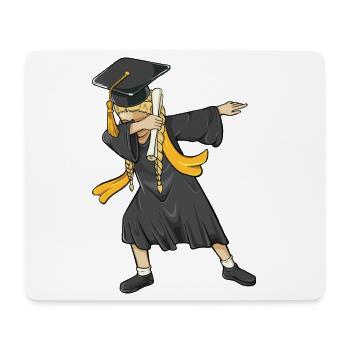 Dabbing White Girl Graduation Class 2026 Grad Gift - Mouse Pad (horizontal) - white - Front