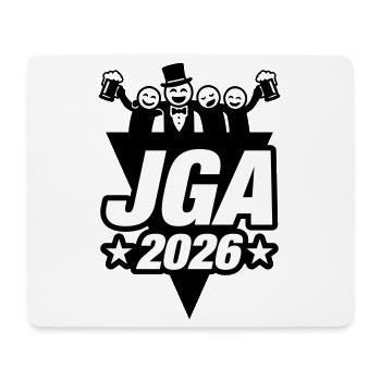 Jga 2026 Party - Mousepad (Querformat) - Weiß - Vorne