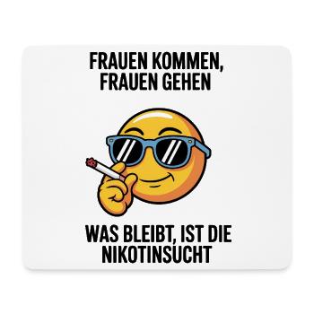 Women come, women go - alcohol addiction - Mouse Pad (horizontal) - white - Front