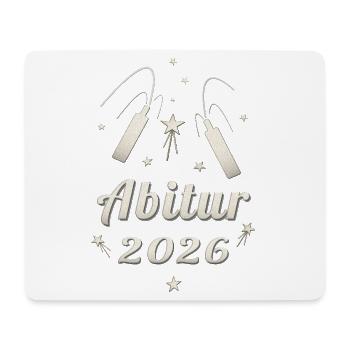 Abitur 2026 Feux d’artifice Abi 2026 Matura 2026 - Tapis de souris (format paysage) - blanc - Devant