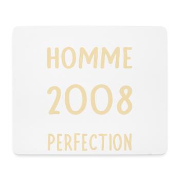 Né en 2008 – Frôler la perfection  - Tapis de souris (format paysage) - blanc - Devant