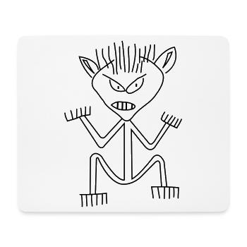 Schlechter Tag - Mousepad (Querformat) - Weiß - Vorne