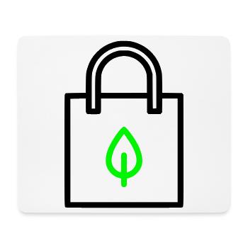Cloth Bag Bag Sheet - Mouse Pad (horizontal) - white - Front