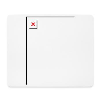 Missing Image – File Not Found Portrait - Mouse Pad (horizontal) - white - Front