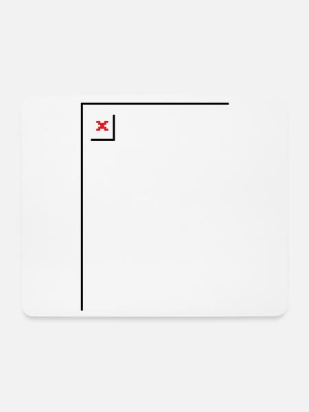 Missing Image – File Not Found Portrait - Mouse Pad (horizontal) - white