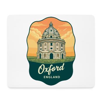 Oxford Radcliffe Camera Vintage Badge - Mouse Pad (horizontal) - white - Front