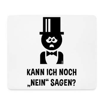 Bräutigam – Kann Ich Noch „Nein“ Sagen? (JGA / B) - Mousepad (Querformat) - Weiß - Vorne