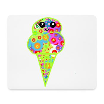 Retro Eis Vintage Kinder Kind 60er  - Mouse Pad (horizontal) - white - Front