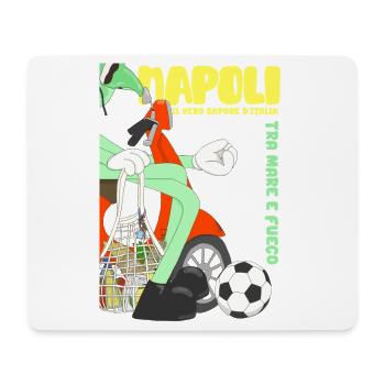 Naples Street culture - Tapis de souris (format paysage) - blanc - Devant